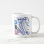 Grandson Poem  -  Happy Birthday Coffee Mug<br><div class="desc">A great gift for a grandson on his birthday</div>