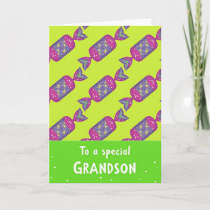 Grandson Special Happy Card