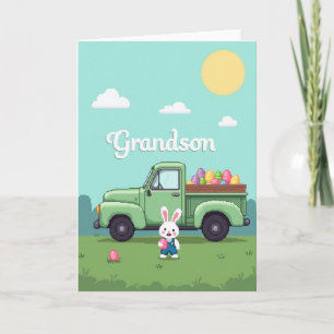Grandson Spring Harvest Truck Card