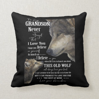 Grandson Throw Pillow