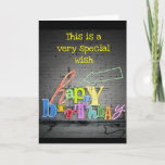 **GRANDSON** WRITING IS ON THE WALL BIRTHDAY CARD<br><div class="desc">TELL YOUR ***GRANDSON*** HOW MUCH YOU WISH HIM A "VERY HAPPY BIRTHDAY"THANKS FOR STOPPING BY 1 OF MY 8 STORES!!</div>