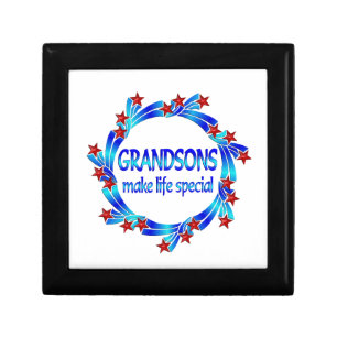 Grandsons Make Life Special Jewelry Box