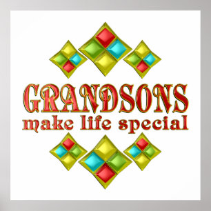 GRANDSONS MAKE LIFE SPECIAL POSTER