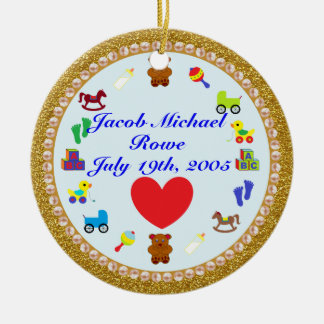 Grandson's Personalized Christmas Ornament
