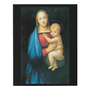 Granduca Madonna, Raphael Faux Canvas Print