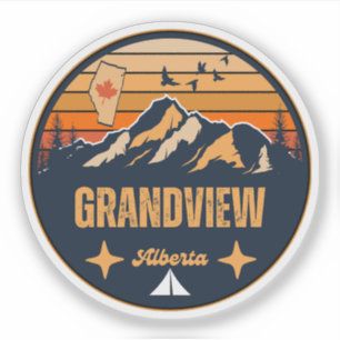 Grandview, Alberta Sticker