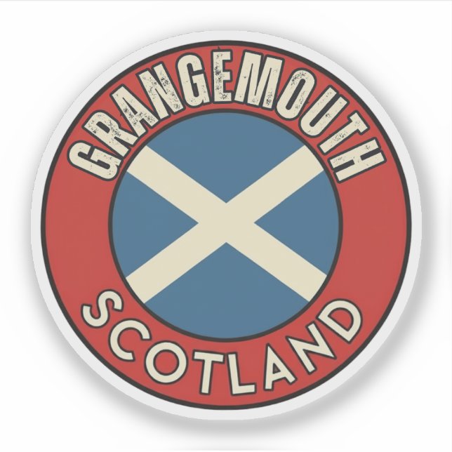 Grangemouth, Scotland Sticker (Front)