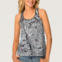 Granite and lichen tank top