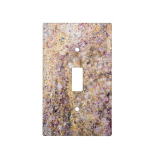 Granite background light switch cover