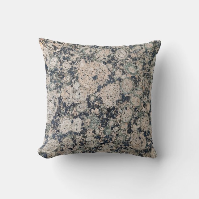 Granite background throw pillow (Front)