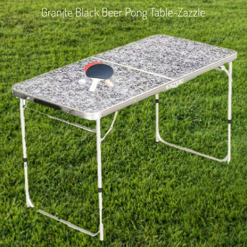 Granite Black     Beer Pong Table
