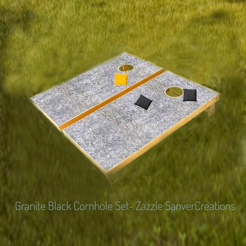 Granite Black      Cornhole Set