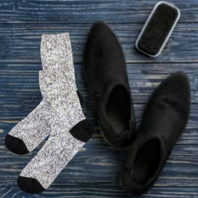 Granite Black Crew Socks (Gray never looked so cool, especially with these Granite Black Crew, socks!)