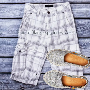 Granite Black Espadrilles