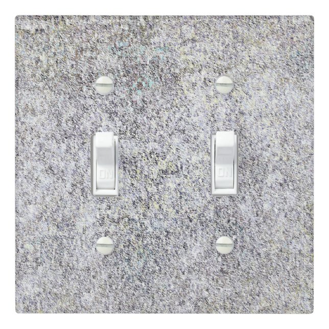 Granite Black Light Switch Cover (In Situ)