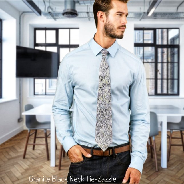 Granite Black   Neck Tie (Creator Uploaded)