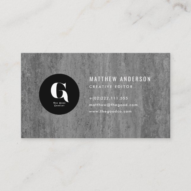 Granite Business Card (Front)