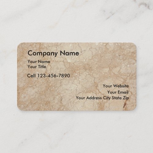 Granite Business Cards
