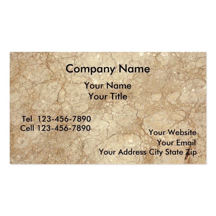 Granite Business Cards