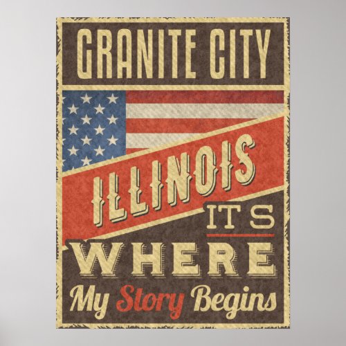 Granite City Illinois Poster
