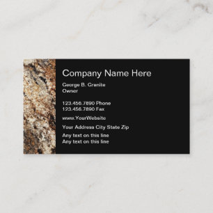 Granite Construction Business Cards