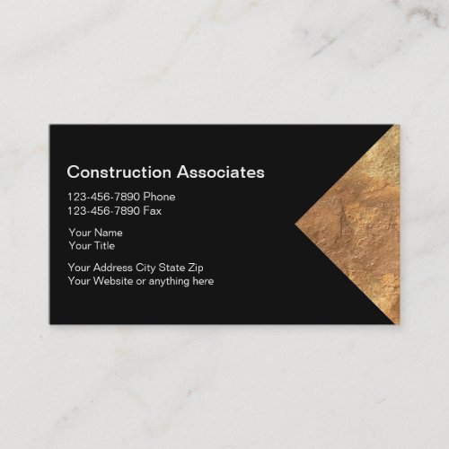 Granite Construction Business Cards