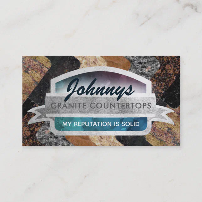 Granite Countertops Slogans Business Cards Zazzle