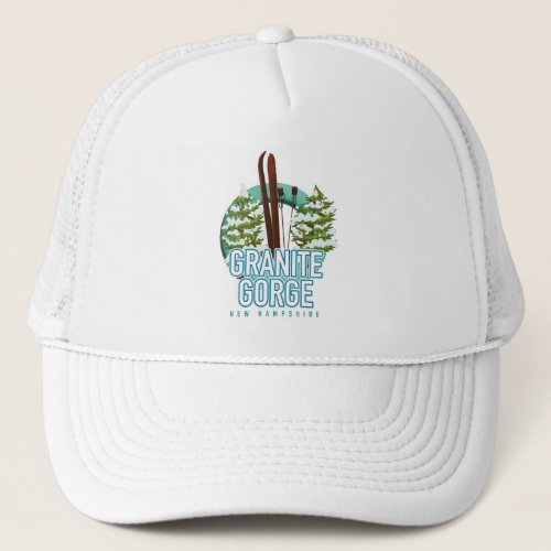 Granite Gorge new Hampshire ski Trucker Hat