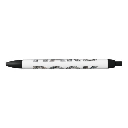 Granite _ Hard Rock Black Ink Pen