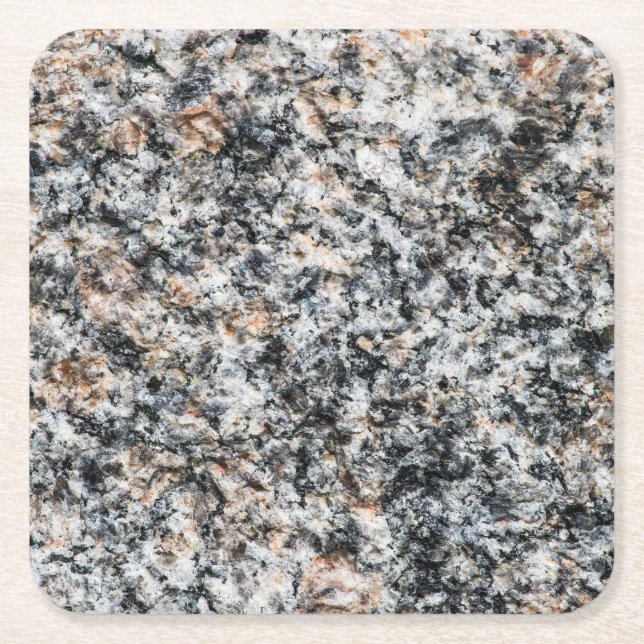 Granite - Hard Rock Square Paper Coaster (Front)
