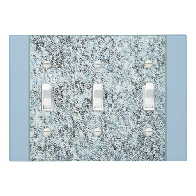 Granite Inlaid Square  Light Switch Cover (In Situ)