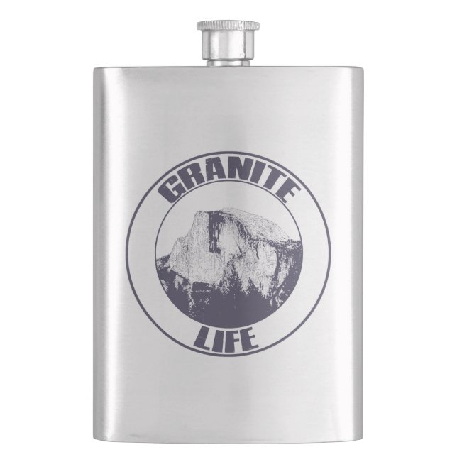 Granite Life Hip Flask (Front)