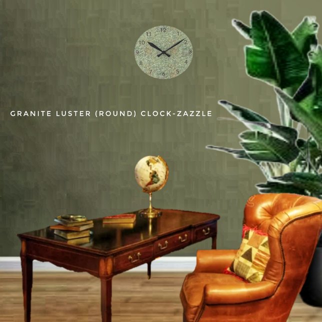 Granite Luster Round Clock (Creator Uploaded)