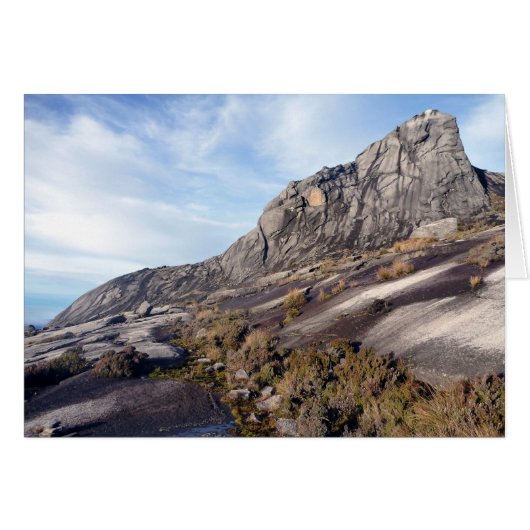 granite mt kinabalu cards (Front Horizontal)