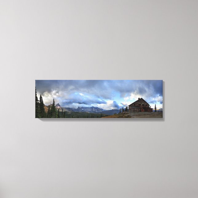 Granite Park Chalet - Glacier National Park Canvas Print (Front)