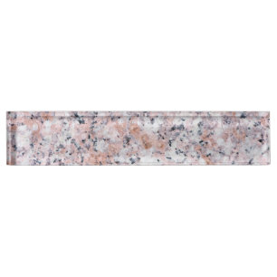 Granite pattern name plate