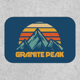Granite Peak Montana Retro Turquoise Patch