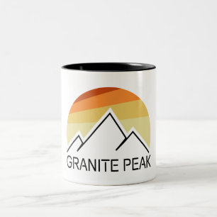 Granite Peak Montana Retro Two-Tone Coffee Mug