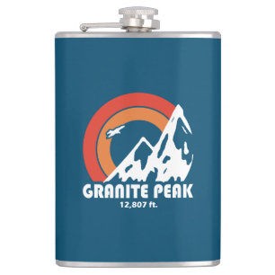 Granite Peak Montana Sun Eagle Flask