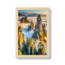 Granite Peaks and Misty Valleys