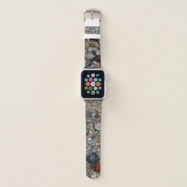 Granite Pebbles in Tenaya Lake at Yosemite Apple Watch Band (Front)