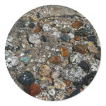 Granite Pebbles in Tenaya Lake at Yosemite Classic Round Sticker