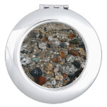 Granite Pebbles in Tenaya Lake at Yosemite Compact Mirror