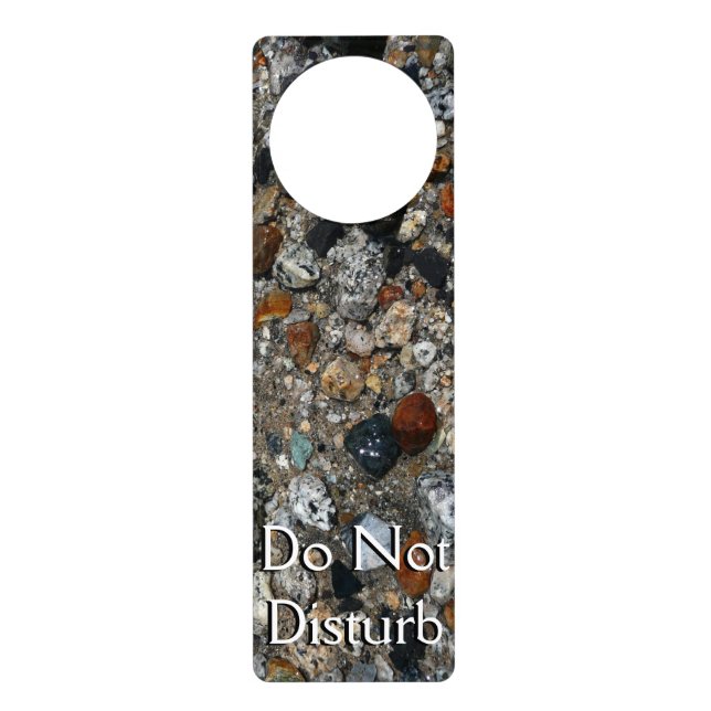 Granite Pebbles in Tenaya Lake at Yosemite Door Hanger (Front)