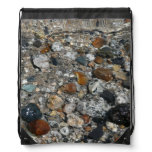 Granite Pebbles in Tenaya Lake at Yosemite Drawstring Bag