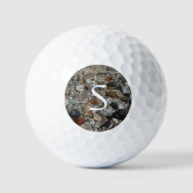 Granite Pebbles in Tenaya Lake at Yosemite Golf Balls (Front)