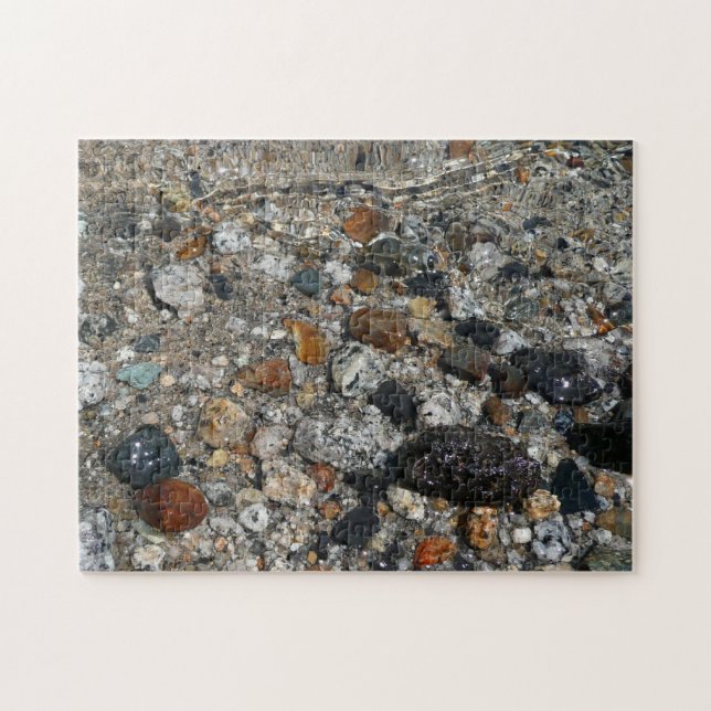 Granite Pebbles in Tenaya Lake at Yosemite Jigsaw Puzzle (Horizontal)