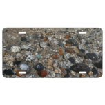 Granite Pebbles in Tenaya Lake at Yosemite License Plate
