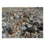 Granite Pebbles in Tenaya Lake at Yosemite Photo Print