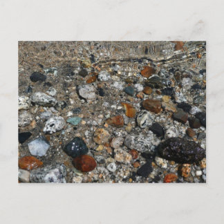 Granite Pebbles in Tenaya Lake at Yosemite Postcard